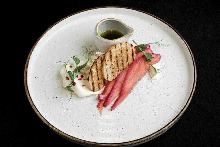 Beetroot Cured Salmon